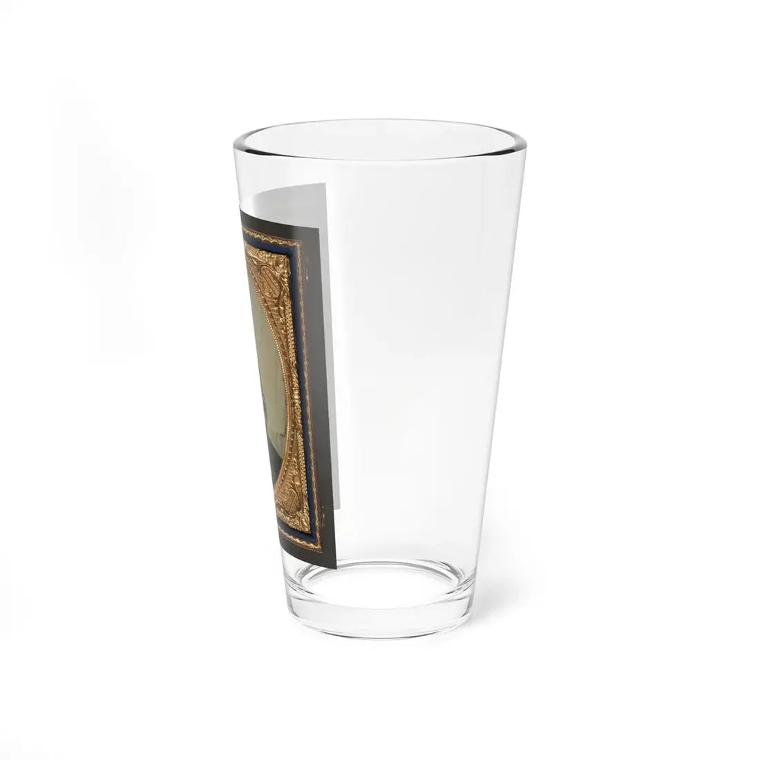 Unidentified Soldier In Union First Lieutenant's Uniform With U.S. Model 1850 Staff And Field Officer's Sword (U.S. Civil War) Pint Glass 16oz - Go Mug Yourself