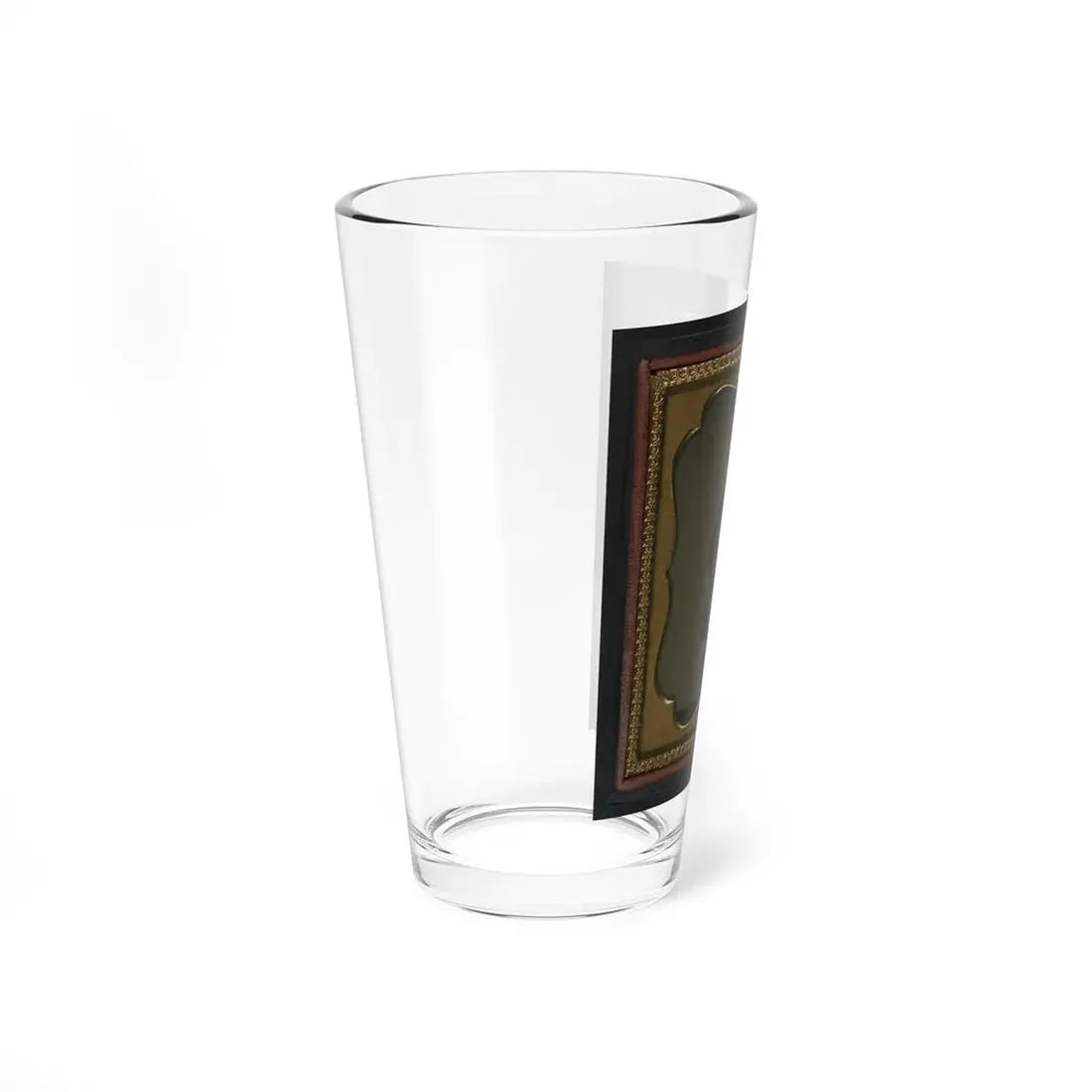Unidentified Soldier In Union Frock Coat And Forage Cap With Bayoneted Musket (U.S. Civil War) Pint Glass 16oz - Go Mug Yourself