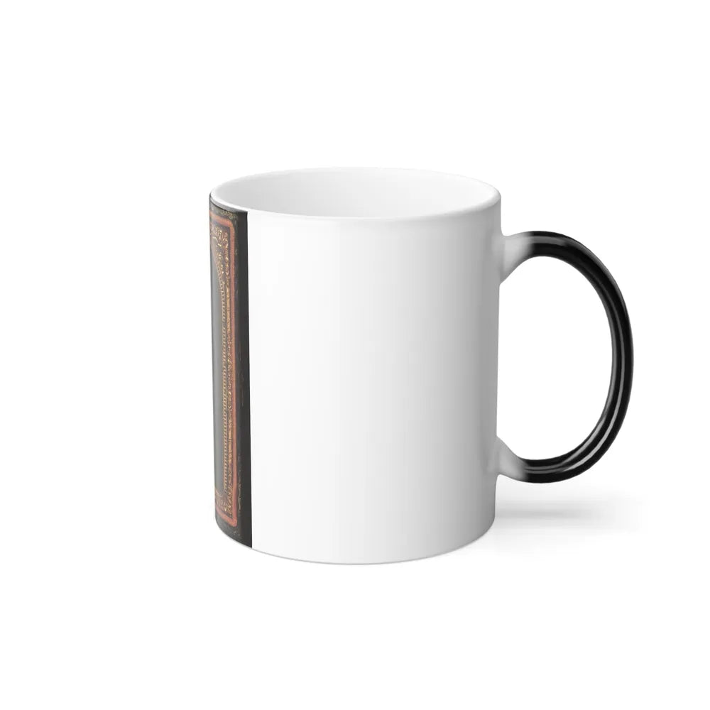 Unidentified Soldier in Union Frock Coat and Forage Cap With Saber and Musket (U.S. Civil War) Color Changing Coffee Mug 11oz-Go Mug Yourself