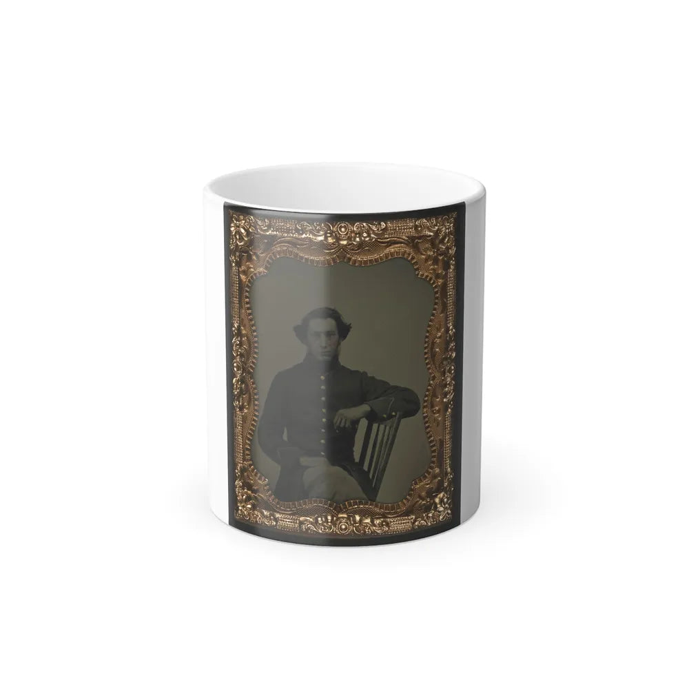 Unidentified Soldier in Union Frock Coat (U.S. Civil War) Color Changing Coffee Mug 11oz-11oz-Go Mug Yourself