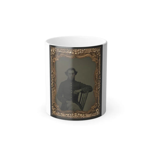 Unidentified Soldier in Union Frock Coat (U.S. Civil War) Color Changing Coffee Mug 11oz-11oz-Go Mug Yourself