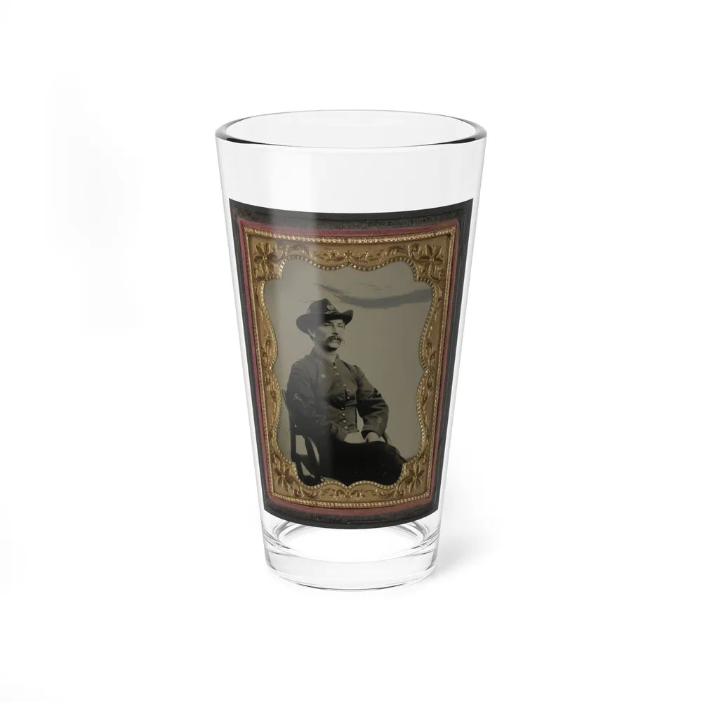 Unidentified Soldier In Union Hospital Steward Uniform (U.S. Civil War) Pint Glass 16oz-16oz-Go Mug Yourself