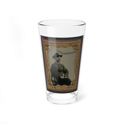 Unidentified Soldier In Union Hospital Steward Uniform (U.S. Civil War) Pint Glass 16oz 16oz - Go Mug Yourself