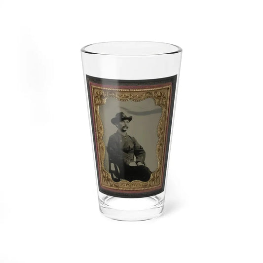 Unidentified Soldier In Union Hospital Steward Uniform (U.S. Civil War) Pint Glass 16oz 16oz - Go Mug Yourself