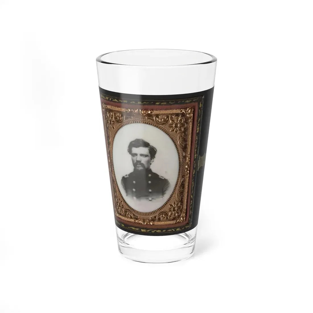 Unidentified Soldier In Union Major Or Lieutenant Colonel's Uniform (U.S. Civil War) Pint Glass 16oz 16oz - Go Mug Yourself