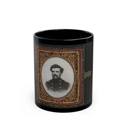 Unidentified Soldier In Union Major Or Lieutenant Colonel's Uniform (U.S. Civil War) Black Coffee Mug-11oz-Go Mug Yourself