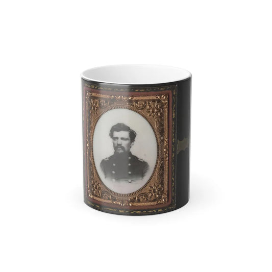 Unidentified Soldier in Union Major or Lieutenant Colonel's Uniform (U.S. Civil War) Color Changing Coffee Mug 11oz-11oz-Go Mug Yourself
