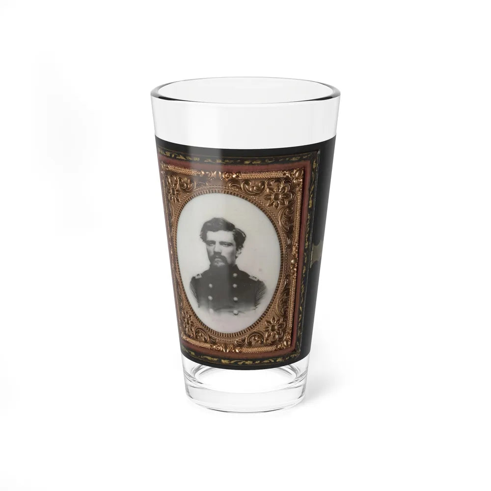 Unidentified Soldier In Union Major Or Lieutenant Colonel's Uniform (U.S. Civil War) Pint Glass 16oz-16oz-Go Mug Yourself