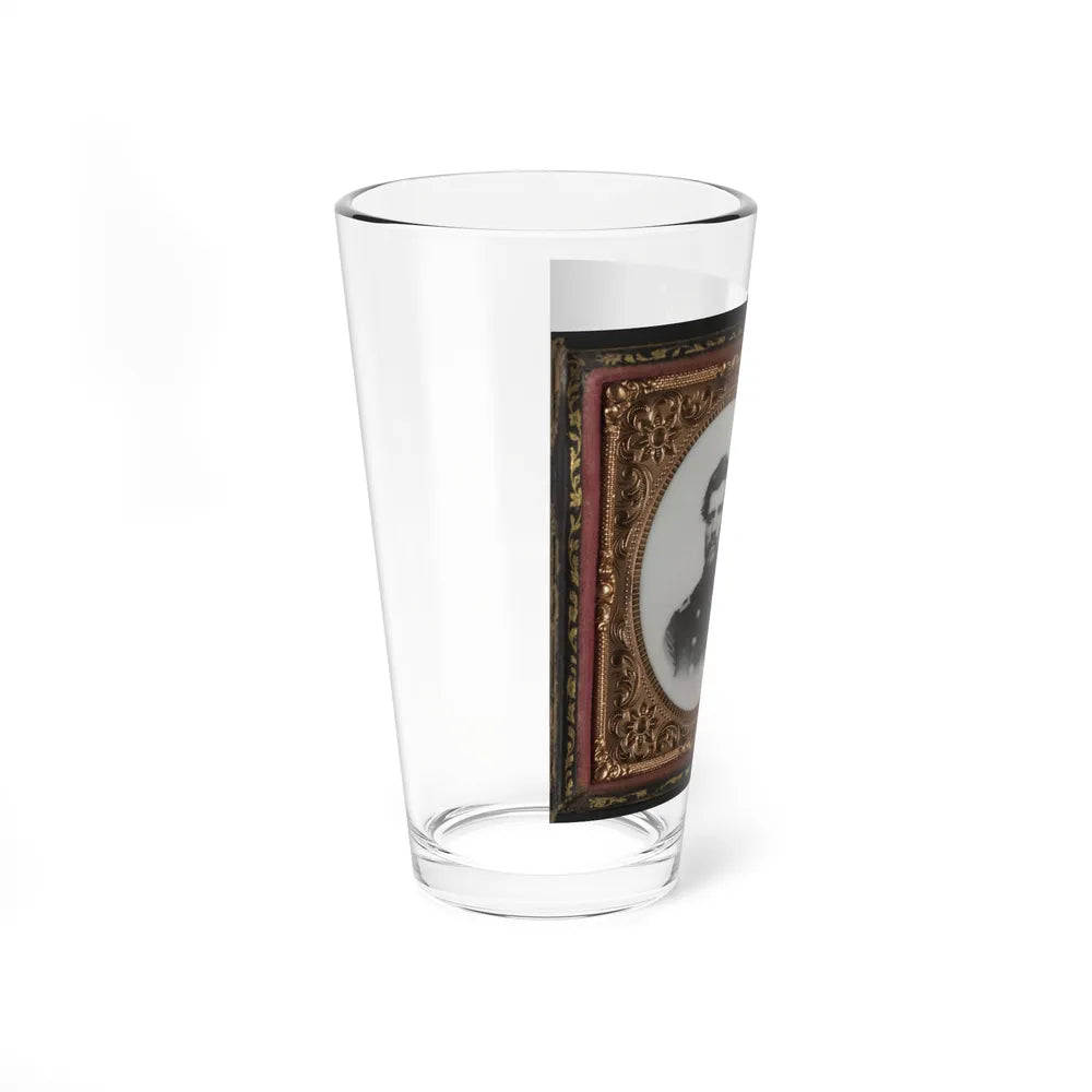 Unidentified Soldier In Union Major Or Lieutenant Colonel's Uniform (U.S. Civil War) Pint Glass 16oz-Go Mug Yourself