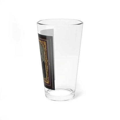 Unidentified Soldier In Union Musician Uniform And Two Belts With Cavalry Saber (U.S. Civil War) Pint Glass 16oz - Go Mug Yourself