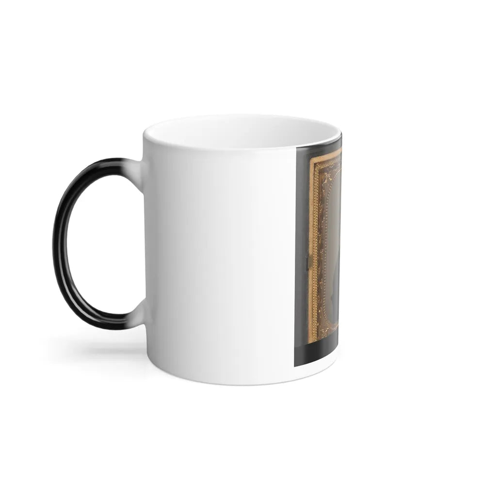 Unidentified Soldier in Union New York Style Shell Jacket With American Flag (U.S. Civil War) Color Changing Coffee Mug 11oz-Go Mug Yourself