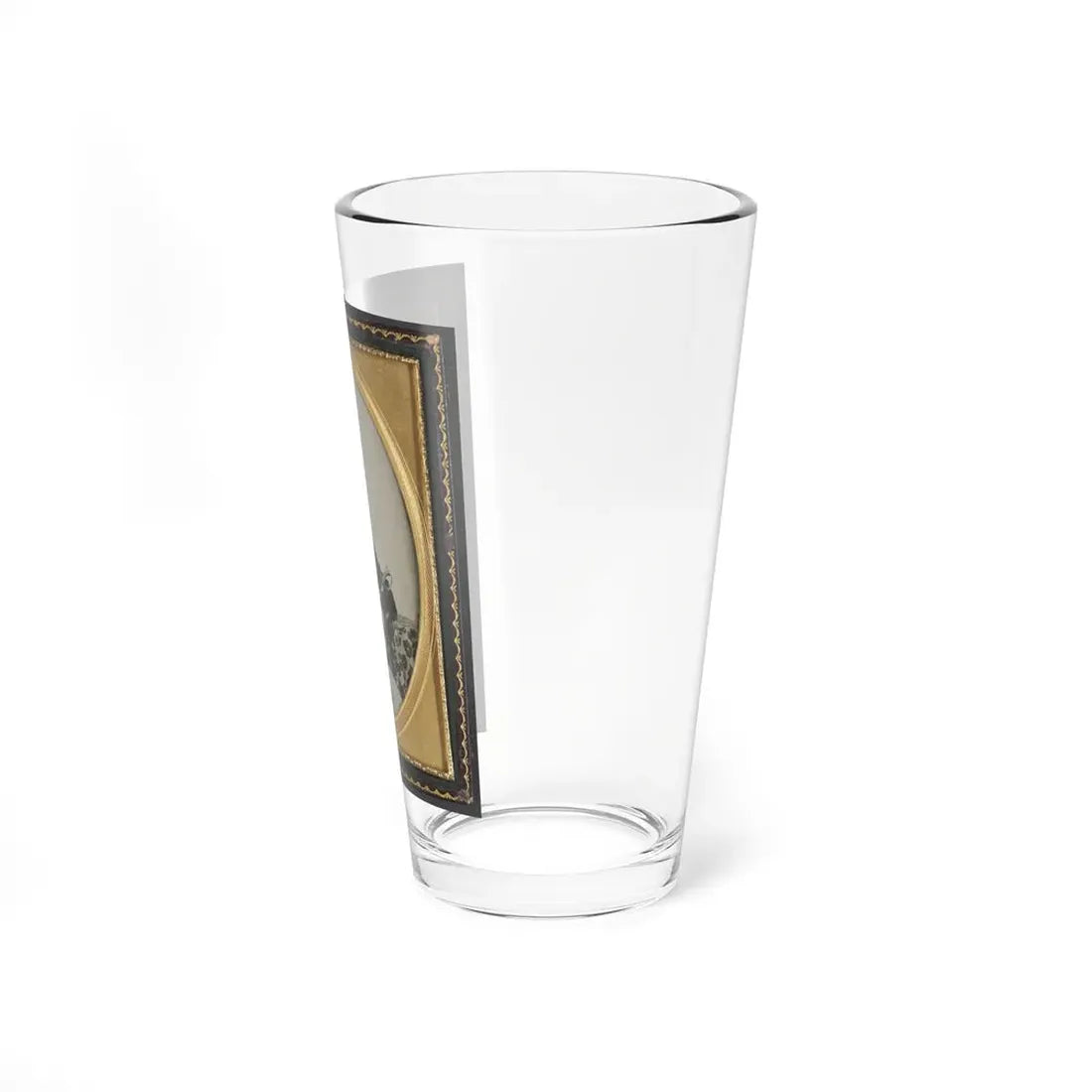 Unidentified Soldier In Union Officer's Uniform With Sword (U.S. Civil War) Pint Glass 16oz - Go Mug Yourself