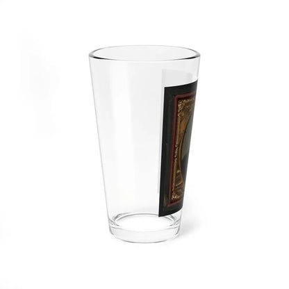 Unidentified Soldier In Union Sack Coat(2) (U.S. Civil War) Pint Glass 16oz - Go Mug Yourself