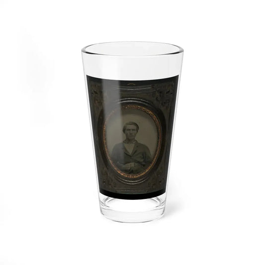 Unidentified Soldier In Union Sack Coat(3) (U.S. Civil War) Pint Glass 16oz 16oz - Go Mug Yourself