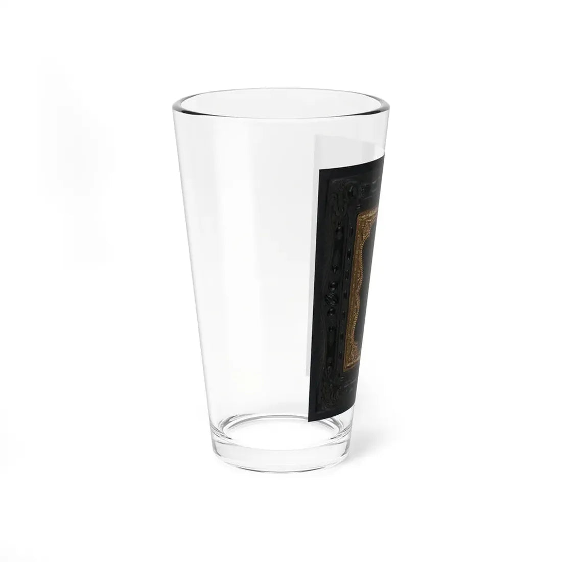 Unidentified Soldier In Union Sack Coat And Forage Cap With Bayoneted Musket (U.S. Civil War) Pint Glass 16oz - Go Mug Yourself