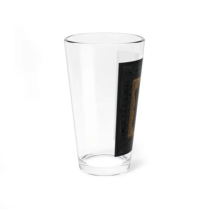 Unidentified Soldier In Union Sack Coat And Forage Cap With Bayoneted Musket (U.S. Civil War) Pint Glass 16oz - Go Mug Yourself