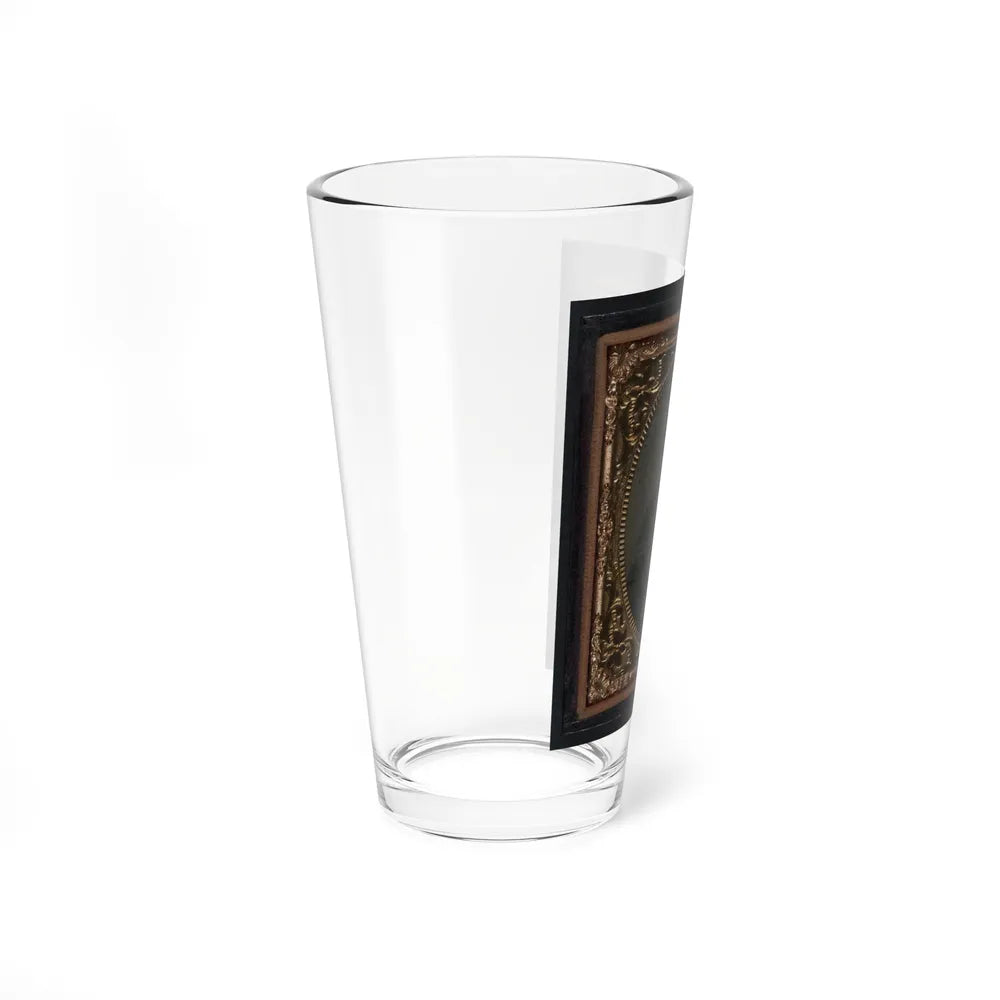 Unidentified Soldier In Union Sergeant's Uniform(3) (U.S. Civil War) Pint Glass 16oz-Go Mug Yourself