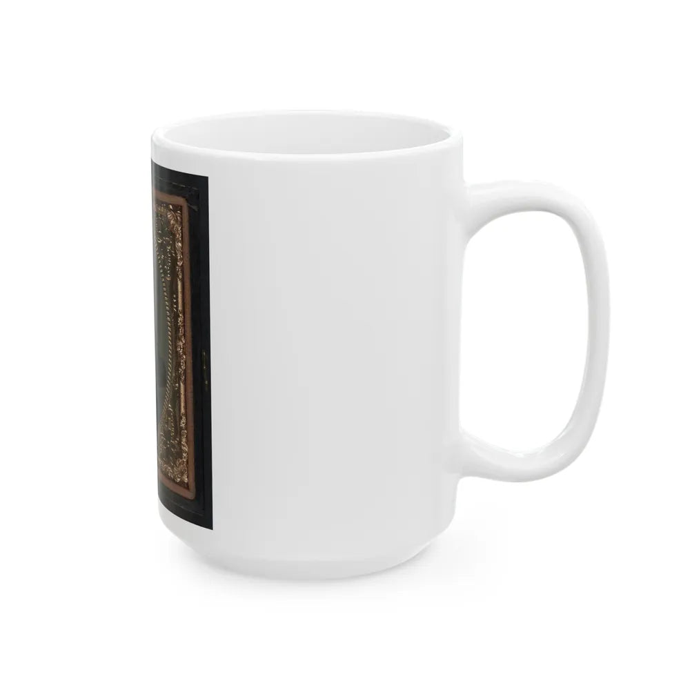 Unidentified Soldier In Union Sergeant's Uniform(3) (U.S. Civil War) White Coffee Mug-Go Mug Yourself