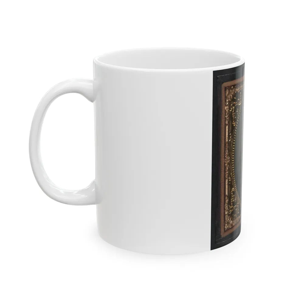 Unidentified Soldier In Union Sergeant's Uniform(3) (U.S. Civil War) White Coffee Mug-Go Mug Yourself