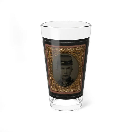 Unidentified Soldier In Union Uniform And Forage Cap 001(3) (U.S. Civil War) Pint Glass 16oz 16oz - Go Mug Yourself
