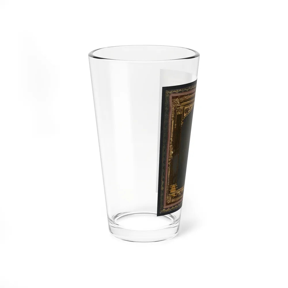 Unidentified Soldier In Union Uniform And Forage Cap(3) (U.S. Civil War) Pint Glass 16oz-Go Mug Yourself