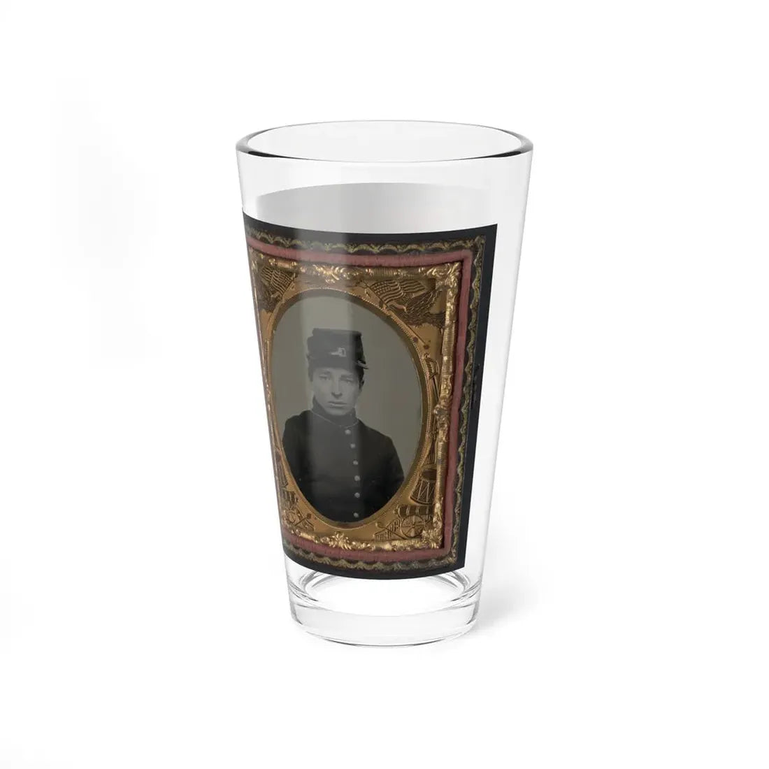 Unidentified Soldier In Union Uniform And Kepi(2) (U.S. Civil War) Pint Glass 16oz - Go Mug Yourself
