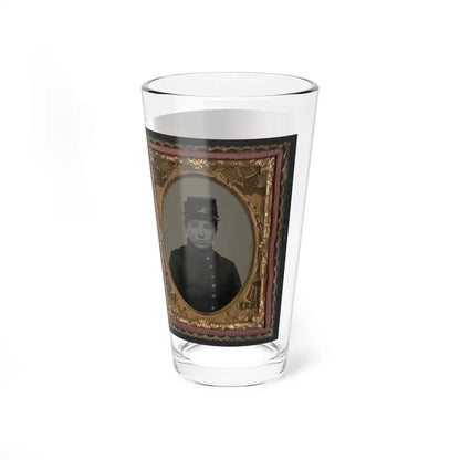 Unidentified Soldier In Union Uniform And Kepi(2) (U.S. Civil War) Pint Glass 16oz - Go Mug Yourself