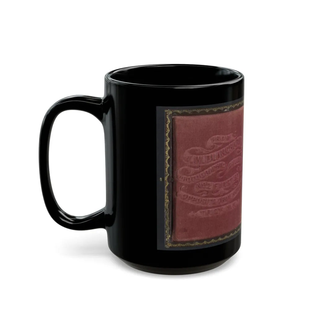 Unidentified Soldier In Union Uniform And Kepi(2) (U.S. Civil War) Black Coffee Mug-Go Mug Yourself