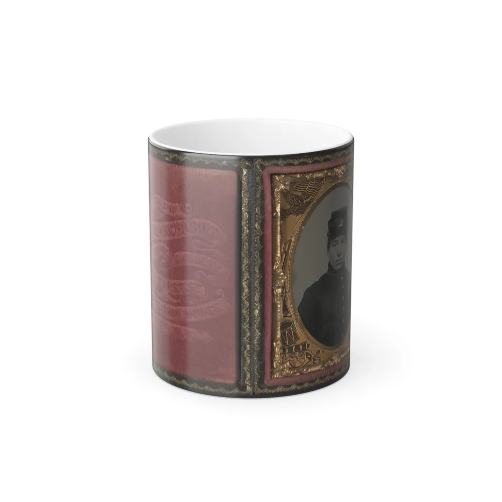 Unidentified Soldier in Union Uniform and Kepi(2) (U.S. Civil War) Color Changing Coffee Mug 11oz-11oz-Go Mug Yourself