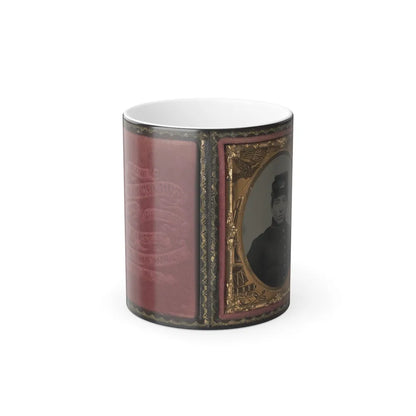 Unidentified Soldier in Union Uniform and Kepi(2) (U.S. Civil War) Color Changing Coffee Mug 11oz-11oz-Go Mug Yourself
