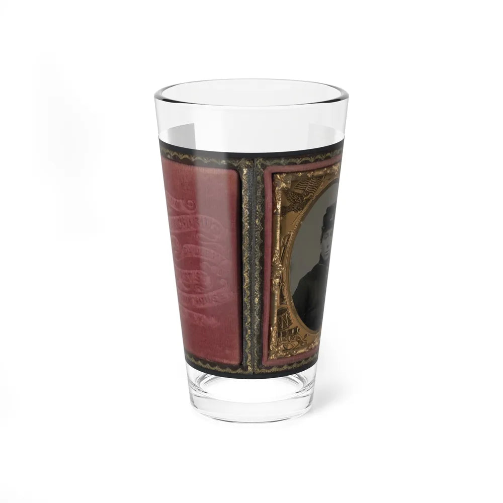 Unidentified Soldier In Union Uniform And Kepi(2) (U.S. Civil War) Pint Glass 16oz-16oz-Go Mug Yourself