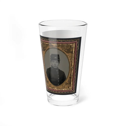 Unidentified Soldier In Union Uniform And Kepi(2) (U.S. Civil War) Pint Glass 16oz-Go Mug Yourself