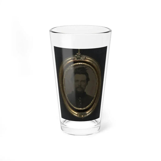 Unidentified Soldier In Union Uniform And Lock Of Hair In Brooch (U.S. Civil War) Pint Glass 16oz 16oz - Go Mug Yourself