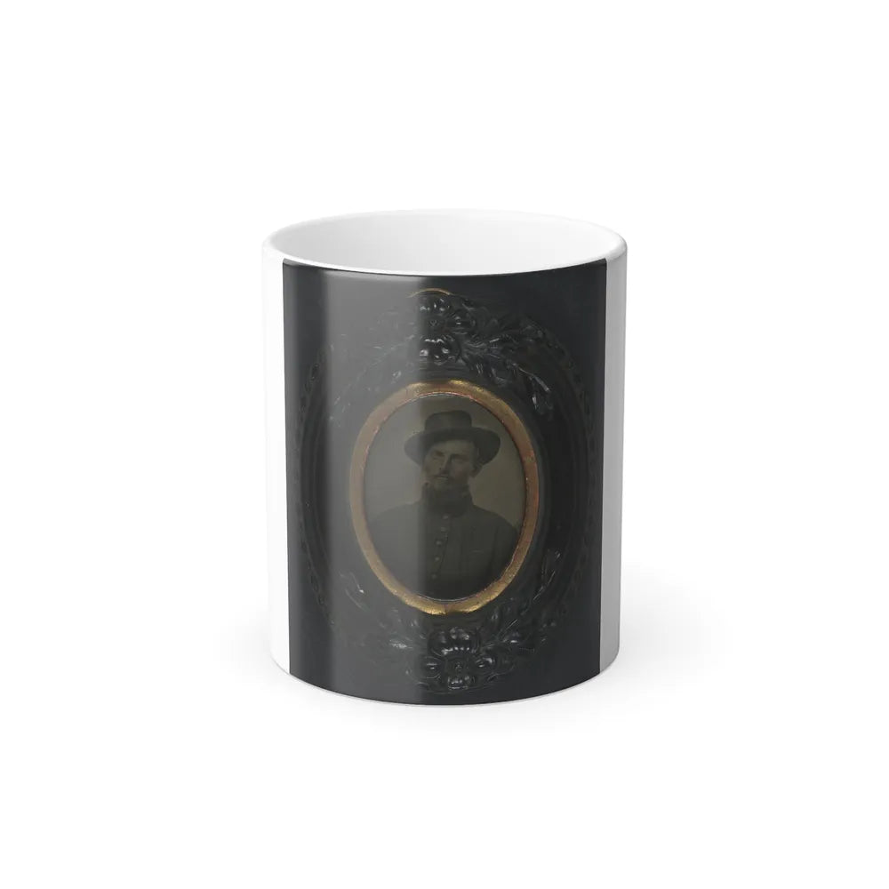 Unidentified Soldier in Union Uniform and Slouch Hat (U.S. Civil War) Color Changing Coffee Mug 11oz-11oz-Go Mug Yourself