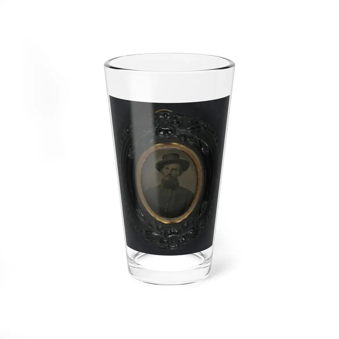 Unidentified Soldier In Union Uniform And Slouch Hat (U.S. Civil War) Pint Glass 16oz 16oz - Go Mug Yourself