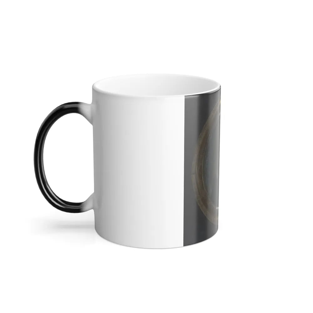 Unidentified Soldier in Union Uniform and Unidentified Woman in Dress in Locket (U.S. Civil War) Color Changing Coffee Mug 11oz-Go Mug Yourself