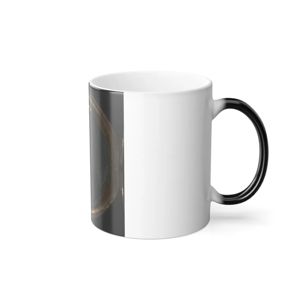 Unidentified Soldier in Union Uniform and Unidentified Woman in Dress in Locket (U.S. Civil War) Color Changing Coffee Mug 11oz-Go Mug Yourself
