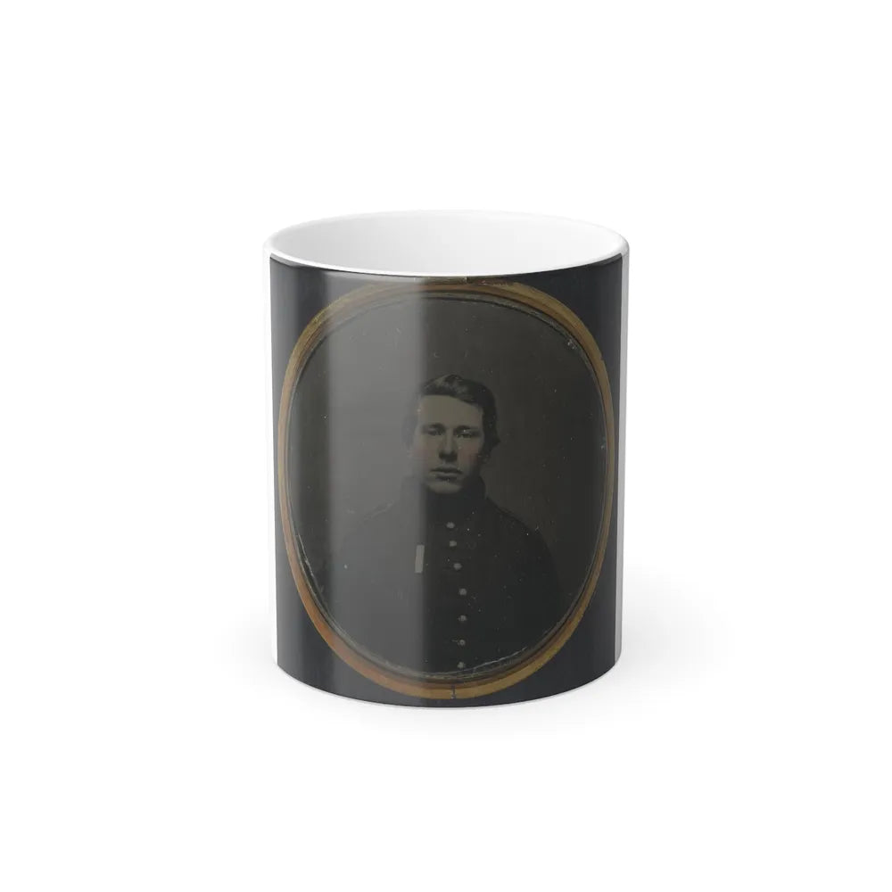 Unidentified Soldier in Union Uniform in Locket (U.S. Civil War) Color Changing Coffee Mug 11oz-11oz-Go Mug Yourself