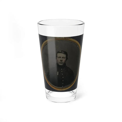 Unidentified Soldier In Union Uniform In Locket (U.S. Civil War) Pint Glass 16oz 16oz - Go Mug Yourself
