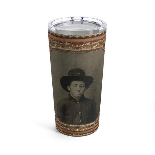 Unidentified Soldier In Union Uniform In Slouch Cap (U.S. Civil War) Tumbler 20oz 20oz - Go Mug Yourself