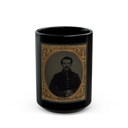 Unidentified Soldier In Union Uniform (U.S. Civil War) Black Coffee Mug-15oz-Go Mug Yourself