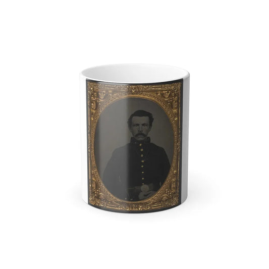 Unidentified Soldier in Union Uniform (U.S. Civil War) Color Changing Coffee Mug 11oz-11oz-Go Mug Yourself