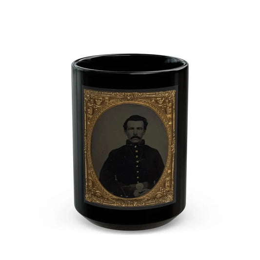 Unidentified Soldier In Union Uniform (U.S. Civil War) Black Coffee Mug 15oz - Go Mug Yourself