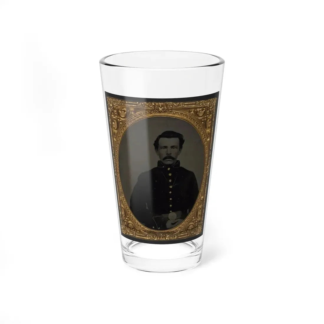 Unidentified Soldier In Union Uniform (U.S. Civil War) Pint Glass 16oz 16oz - Go Mug Yourself