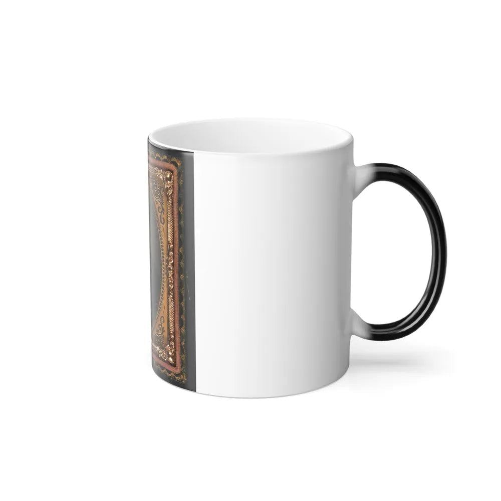 Unidentified Soldier in Union Uniform With 1842 Aston Johnson Pistol (U.S. Civil War) Color Changing Coffee Mug 11oz-Go Mug Yourself