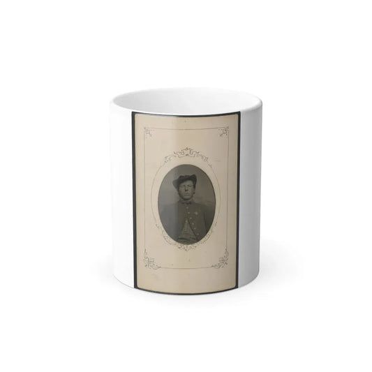 Unidentified Soldier in Union Uniform With 6Th Corps Badge With Cross Shape (U.S. Civil War) Color Changing Coffee Mug 11oz Default Title 11oz - Go Mug Yourself