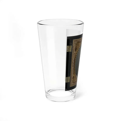 Unidentified Soldier In Union Uniform With Bass Drum (U.S. Civil War) Pint Glass 16oz - Go Mug Yourself
