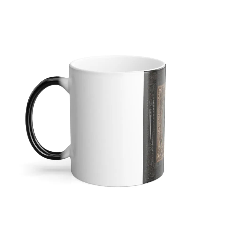 Unidentified Soldier in Union Uniform With Bayonet and Musket (U.S. Civil War) Color Changing Coffee Mug 11oz-Go Mug Yourself