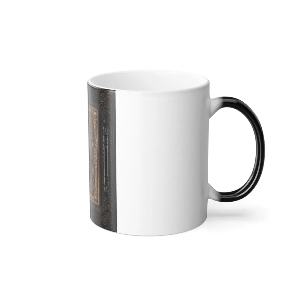 Unidentified Soldier in Union Uniform With Bayonet and Musket (U.S. Civil War) Color Changing Coffee Mug 11oz-Go Mug Yourself