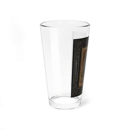 Unidentified Soldier In Union Uniform With Bayonet And Musket (U.S. Civil War) Pint Glass 16oz - Go Mug Yourself